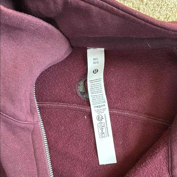 Lululemon oversized full zip scuba hoodie - Picture 2 of 4